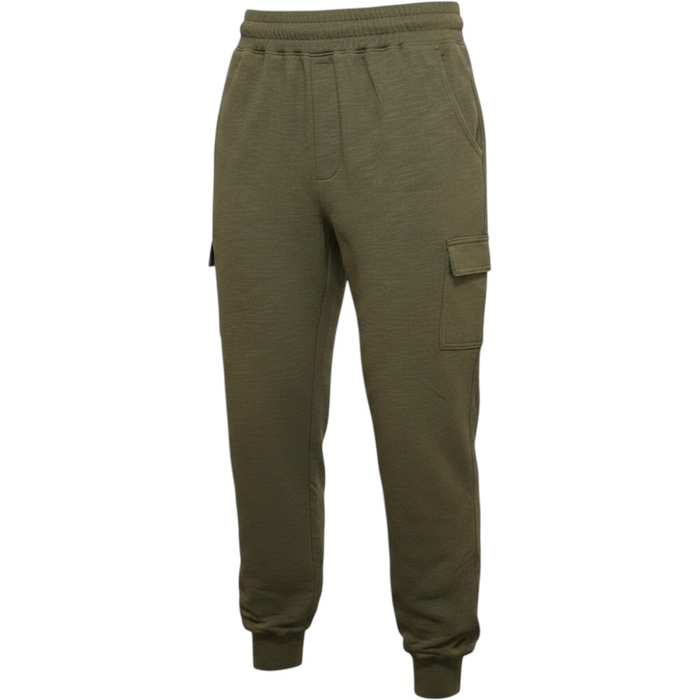 Ruby Ribbon Cargo Joggers Small Green Slub Knit French Terry Gorpcore Utility